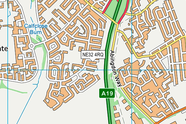NE32 4RQ map - OS VectorMap District (Ordnance Survey) NE32 4RQ map - OS VectorMap District (Ordnance Survey)