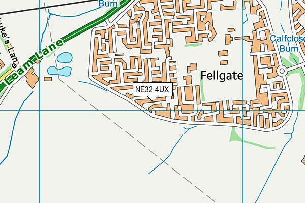 NE32 4UX map - OS VectorMap District (Ordnance Survey) NE32 4UX map - OS VectorMap District (Ordnance Survey)