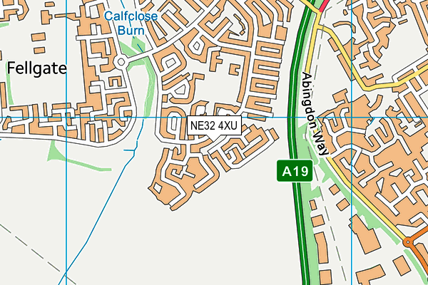 NE32 4XU map - OS VectorMap District (Ordnance Survey) NE32 4XU map - OS VectorMap District (Ordnance Survey)