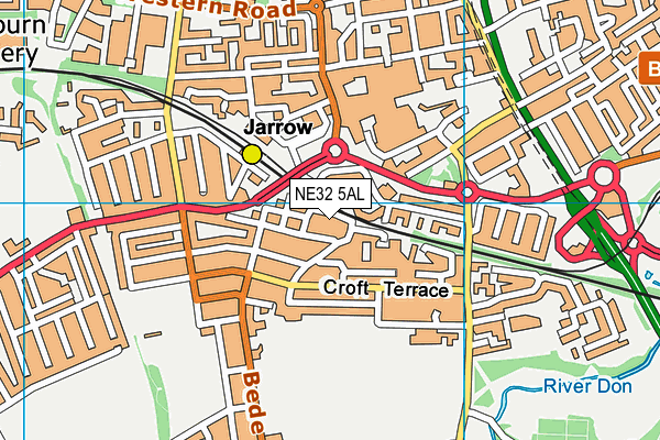NE32 5AL map - OS VectorMap District (Ordnance Survey) NE32 5AL map - OS VectorMap District (Ordnance Survey)