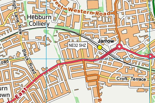 NE32 5HZ map - OS VectorMap District (Ordnance Survey) NE32 5HZ map - OS VectorMap District (Ordnance Survey)