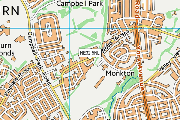 NE32 5NL map - OS VectorMap District (Ordnance Survey) NE32 5NL map - OS VectorMap District (Ordnance Survey)