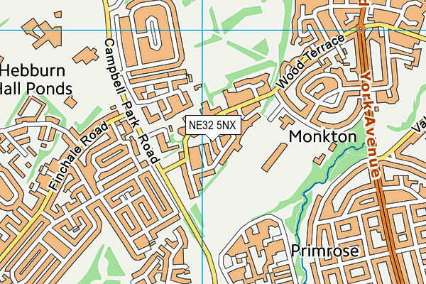 NE32 5NX map - OS VectorMap District (Ordnance Survey) NE32 5NX map - OS VectorMap District (Ordnance Survey)