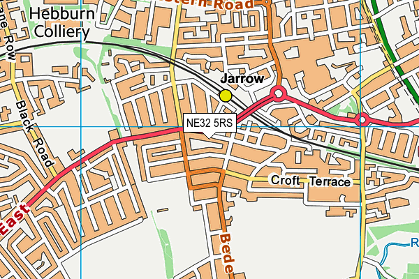 NE32 5RS map - OS VectorMap District (Ordnance Survey) NE32 5RS map - OS VectorMap District (Ordnance Survey)