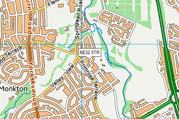 NE32 5TR map - OS VectorMap District (Ordnance Survey) NE32 5TR map - OS VectorMap District (Ordnance Survey)