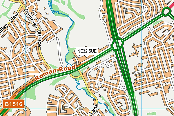 NE32 5UE map - OS VectorMap District (Ordnance Survey) NE32 5UE map - OS VectorMap District (Ordnance Survey)