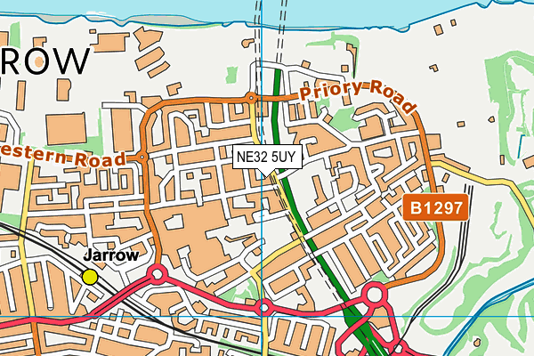 NE32 5UY map - OS VectorMap District (Ordnance Survey) NE32 5UY map - OS VectorMap District (Ordnance Survey)