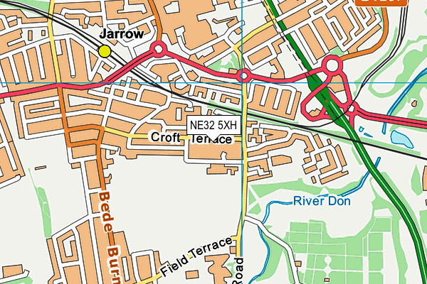 NE32 5XH map - OS VectorMap District (Ordnance Survey) NE32 5XH map - OS VectorMap District (Ordnance Survey)