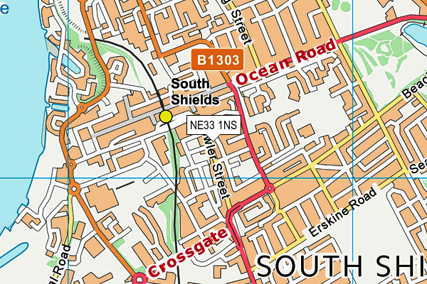 NE33 1NS map - OS VectorMap District (Ordnance Survey) NE33 1NS map - OS VectorMap District (Ordnance Survey)