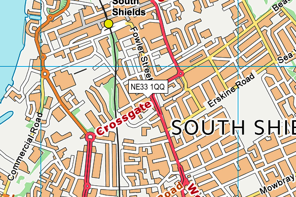 NE33 1QQ map - OS VectorMap District (Ordnance Survey) NE33 1QQ map - OS VectorMap District (Ordnance Survey)