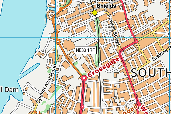 NE33 1RF map - OS VectorMap District (Ordnance Survey) NE33 1RF map - OS VectorMap District (Ordnance Survey)