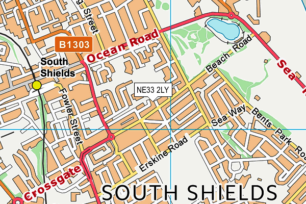 NE33 2LY map - OS VectorMap District (Ordnance Survey) NE33 2LY map - OS VectorMap District (Ordnance Survey)