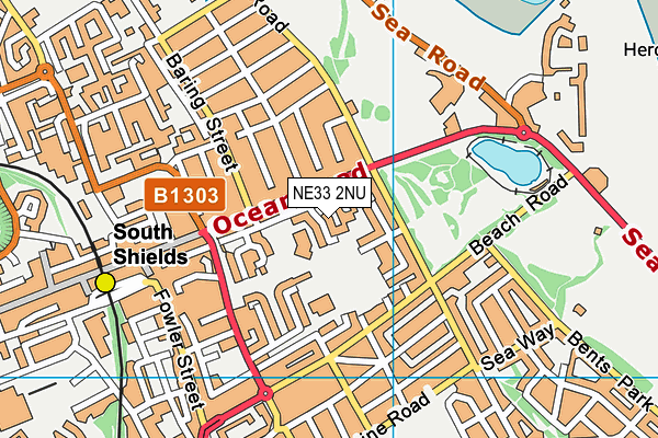 NE33 2NU map - OS VectorMap District (Ordnance Survey) NE33 2NU map - OS VectorMap District (Ordnance Survey)