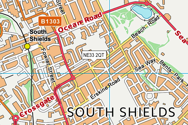 NE33 2QT map - OS VectorMap District (Ordnance Survey) NE33 2QT map - OS VectorMap District (Ordnance Survey)