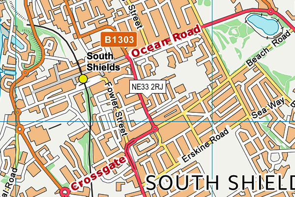 NE33 2RJ map - OS VectorMap District (Ordnance Survey) NE33 2RJ map - OS VectorMap District (Ordnance Survey)
