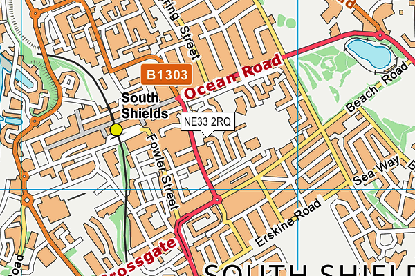 NE33 2RQ map - OS VectorMap District (Ordnance Survey) NE33 2RQ map - OS VectorMap District (Ordnance Survey)