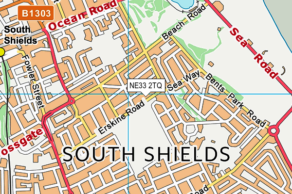 NE33 2TQ map - OS VectorMap District (Ordnance Survey) NE33 2TQ map - OS VectorMap District (Ordnance Survey)