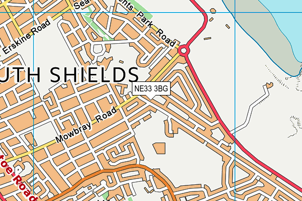NE33 3BG map - OS VectorMap District (Ordnance Survey) NE33 3BG map - OS VectorMap District (Ordnance Survey)