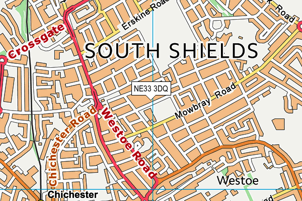 NE33 3DQ map - OS VectorMap District (Ordnance Survey) NE33 3DQ map - OS VectorMap District (Ordnance Survey)