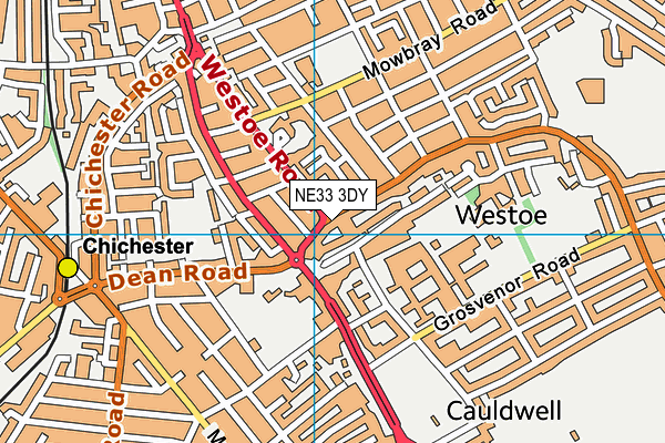 NE33 3DY map - OS VectorMap District (Ordnance Survey) NE33 3DY map - OS VectorMap District (Ordnance Survey)