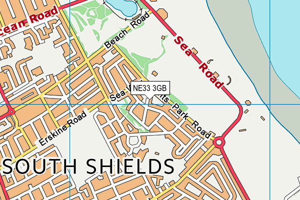 NE33 3GB map - OS VectorMap District (Ordnance Survey) NE33 3GB map - OS VectorMap District (Ordnance Survey)
