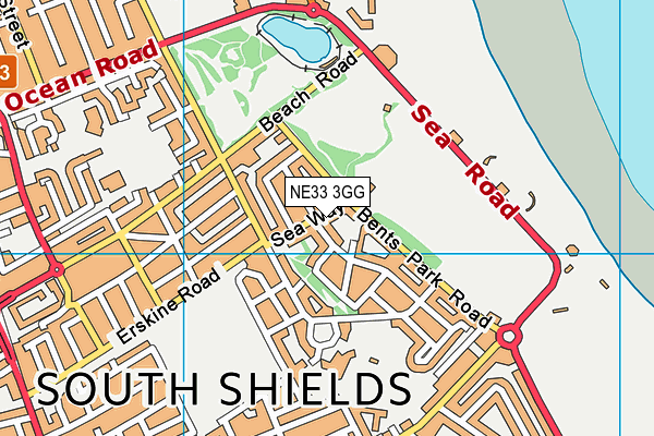NE33 3GG map - OS VectorMap District (Ordnance Survey) NE33 3GG map - OS VectorMap District (Ordnance Survey)