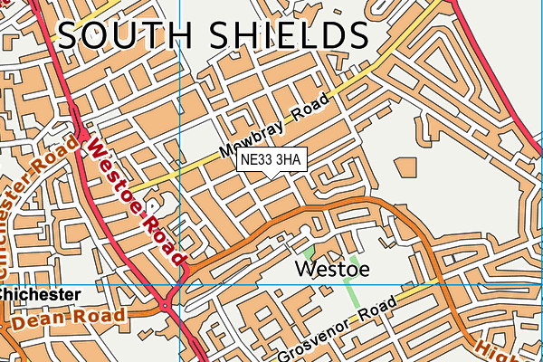 NE33 3HA map - OS VectorMap District (Ordnance Survey) NE33 3HA map - OS VectorMap District (Ordnance Survey)
