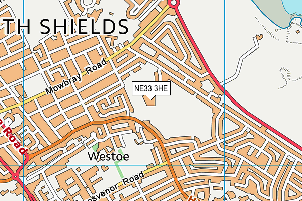 NE33 3HE map - OS VectorMap District (Ordnance Survey) NE33 3HE map - OS VectorMap District (Ordnance Survey)