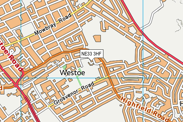 NE33 3HF map - OS VectorMap District (Ordnance Survey) NE33 3HF map - OS VectorMap District (Ordnance Survey)