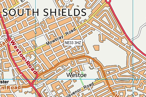 NE33 3HZ map - OS VectorMap District (Ordnance Survey) NE33 3HZ map - OS VectorMap District (Ordnance Survey)