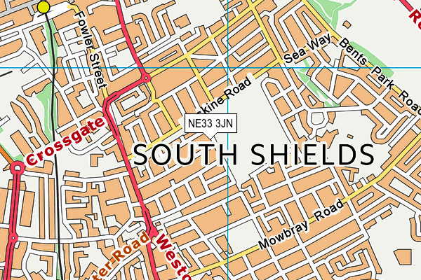 NE33 3JN map - OS VectorMap District (Ordnance Survey) NE33 3JN map - OS VectorMap District (Ordnance Survey)