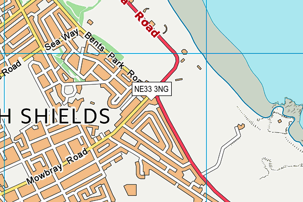 NE33 3NG map - OS VectorMap District (Ordnance Survey) NE33 3NG map - OS VectorMap District (Ordnance Survey)