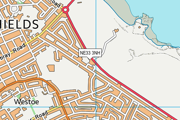 NE33 3NH map - OS VectorMap District (Ordnance Survey) NE33 3NH map - OS VectorMap District (Ordnance Survey)