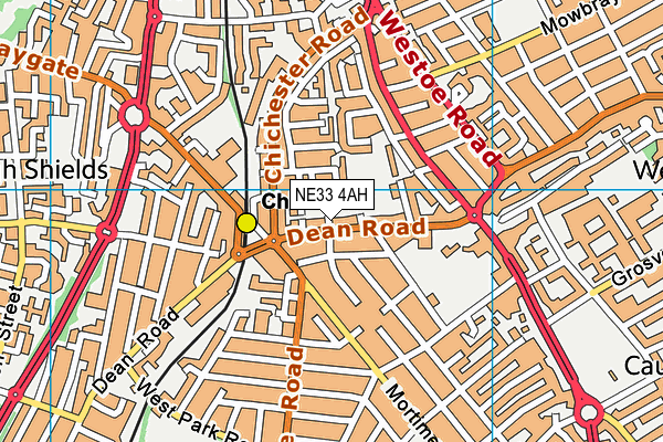 NE33 4AH map - OS VectorMap District (Ordnance Survey) NE33 4AH map - OS VectorMap District (Ordnance Survey)