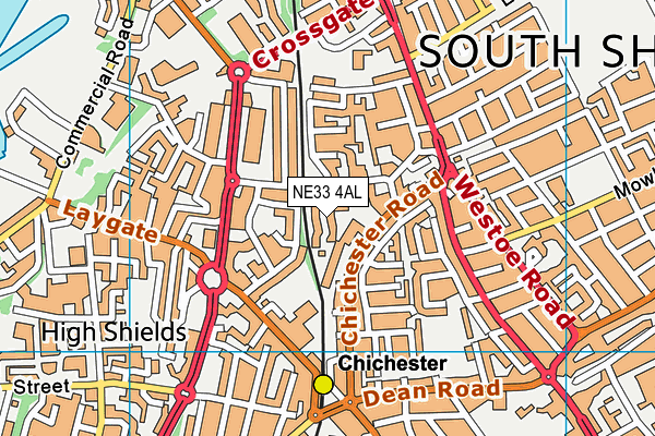 NE33 4AL map - OS VectorMap District (Ordnance Survey) NE33 4AL map - OS VectorMap District (Ordnance Survey)