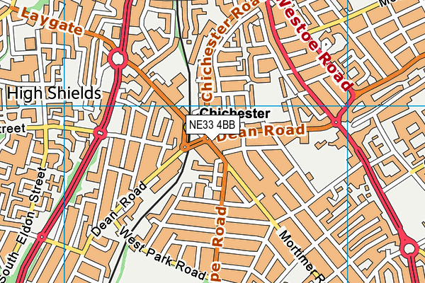 NE33 4BB map - OS VectorMap District (Ordnance Survey) NE33 4BB map - OS VectorMap District (Ordnance Survey)