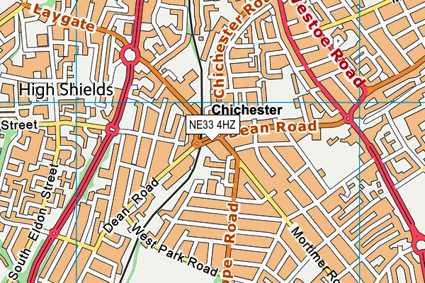 NE33 4HZ map - OS VectorMap District (Ordnance Survey) NE33 4HZ map - OS VectorMap District (Ordnance Survey)