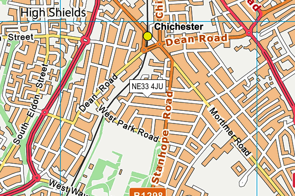 NE33 4JU map - OS VectorMap District (Ordnance Survey) NE33 4JU map - OS VectorMap District (Ordnance Survey)