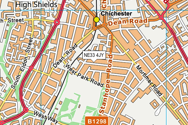 NE33 4JY map - OS VectorMap District (Ordnance Survey) NE33 4JY map - OS VectorMap District (Ordnance Survey)