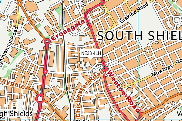 NE33 4LH map - OS VectorMap District (Ordnance Survey) NE33 4LH map - OS VectorMap District (Ordnance Survey)