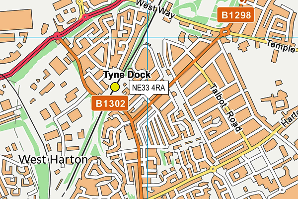 NE33 4RA map - OS VectorMap District (Ordnance Survey) NE33 4RA map - OS VectorMap District (Ordnance Survey)