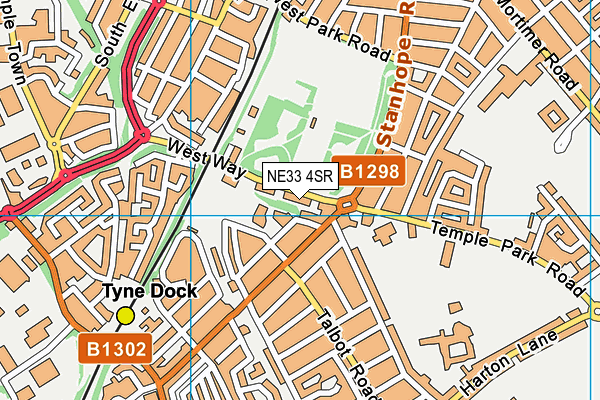 NE33 4SR map - OS VectorMap District (Ordnance Survey) NE33 4SR map - OS VectorMap District (Ordnance Survey)