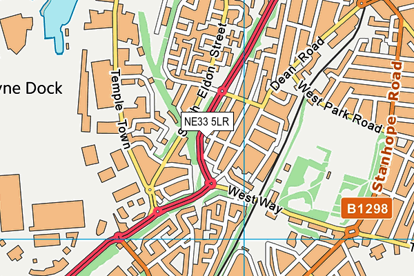 NE33 5LR map - OS VectorMap District (Ordnance Survey) NE33 5LR map - OS VectorMap District (Ordnance Survey)