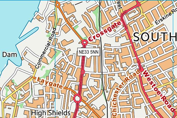NE33 5NN map - OS VectorMap District (Ordnance Survey) NE33 5NN map - OS VectorMap District (Ordnance Survey)