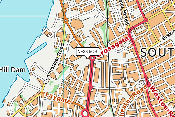 NE33 5QS map - OS VectorMap District (Ordnance Survey) NE33 5QS map - OS VectorMap District (Ordnance Survey)