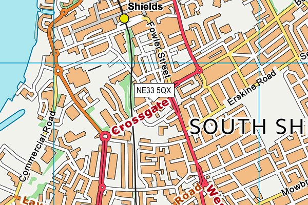 NE33 5QX map - OS VectorMap District (Ordnance Survey) NE33 5QX map - OS VectorMap District (Ordnance Survey)