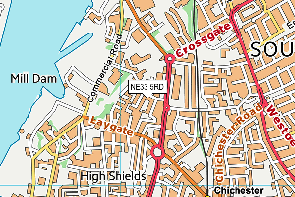 NE33 5RD map - OS VectorMap District (Ordnance Survey) NE33 5RD map - OS VectorMap District (Ordnance Survey)