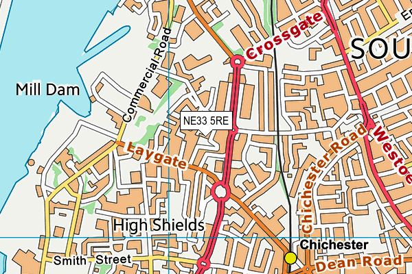 NE33 5RE map - OS VectorMap District (Ordnance Survey) NE33 5RE map - OS VectorMap District (Ordnance Survey)