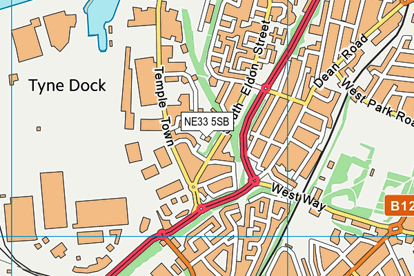 NE33 5SB map - OS VectorMap District (Ordnance Survey) NE33 5SB map - OS VectorMap District (Ordnance Survey)