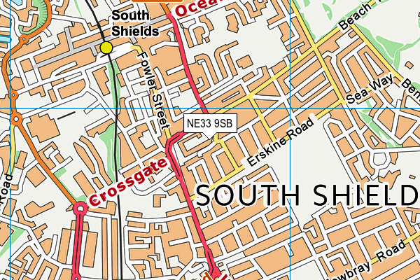 NE33 9SB map - OS VectorMap District (Ordnance Survey) NE33 9SB map - OS VectorMap District (Ordnance Survey)